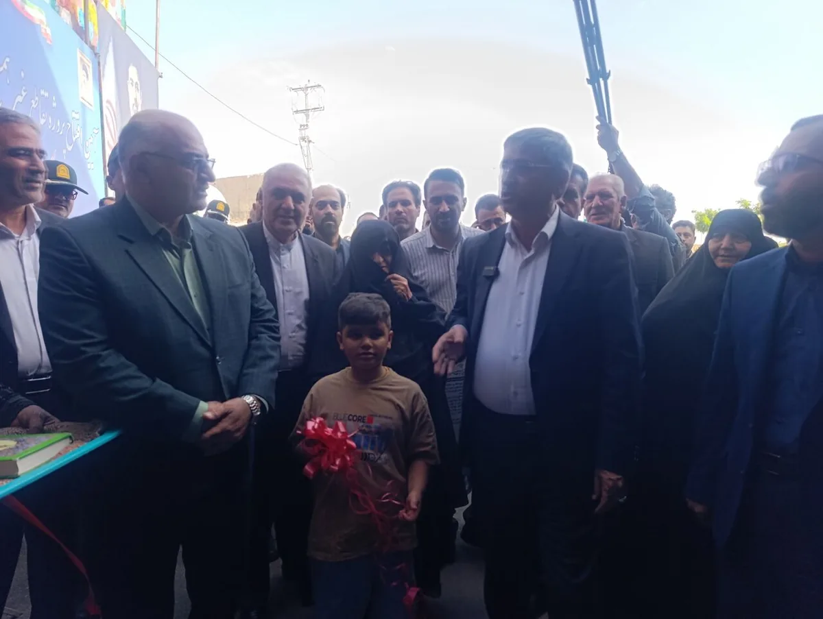 تقاطع شهید فولادوند بروجرد به بهرهبرداری رسید