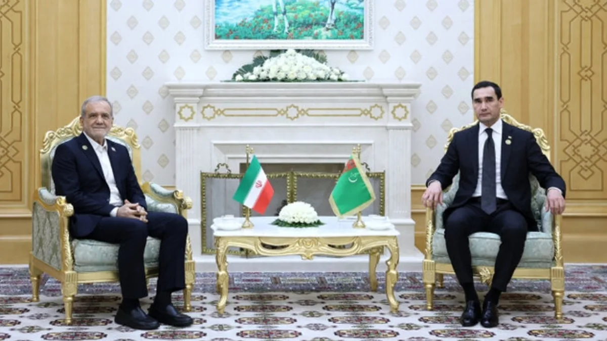 پزشکیان و بردی محمداف با یکدیگر دیدار کردند