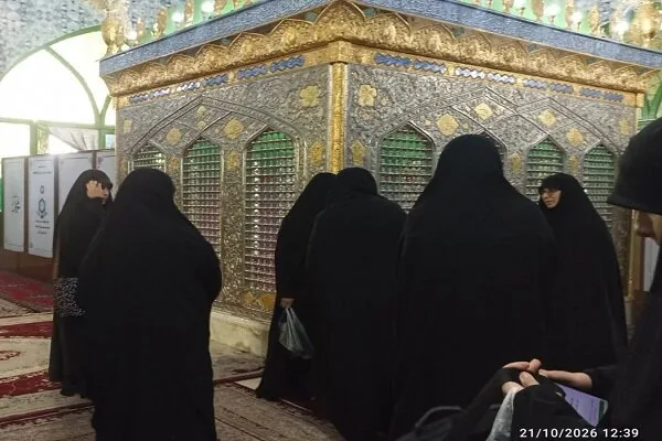 اختتامیه «اربعین تعالی طلبه نو ورود» ویژه خواهران در امامزاده ابراهیم بخش بیستون کرمانشاه