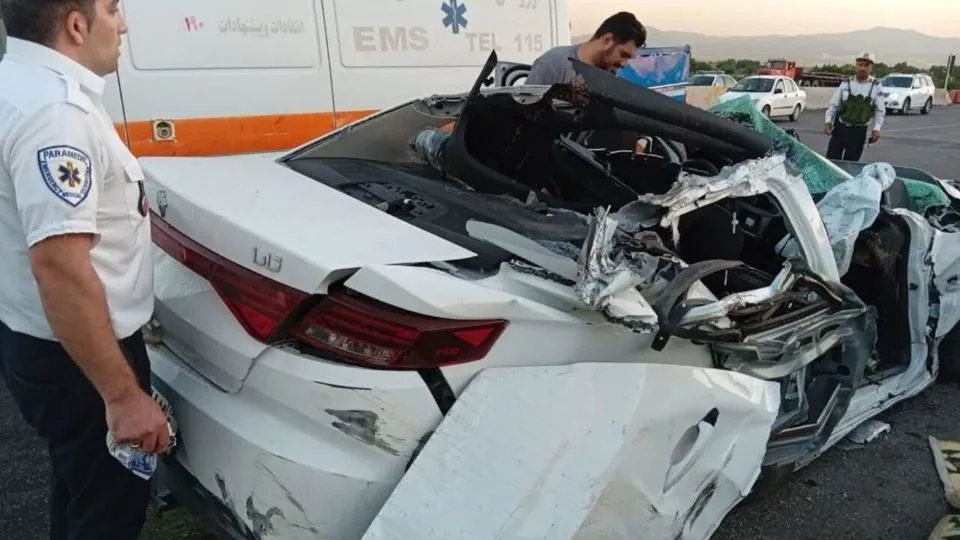 جانباختن ۲ برادر در سانحه رانندگی در قزوین