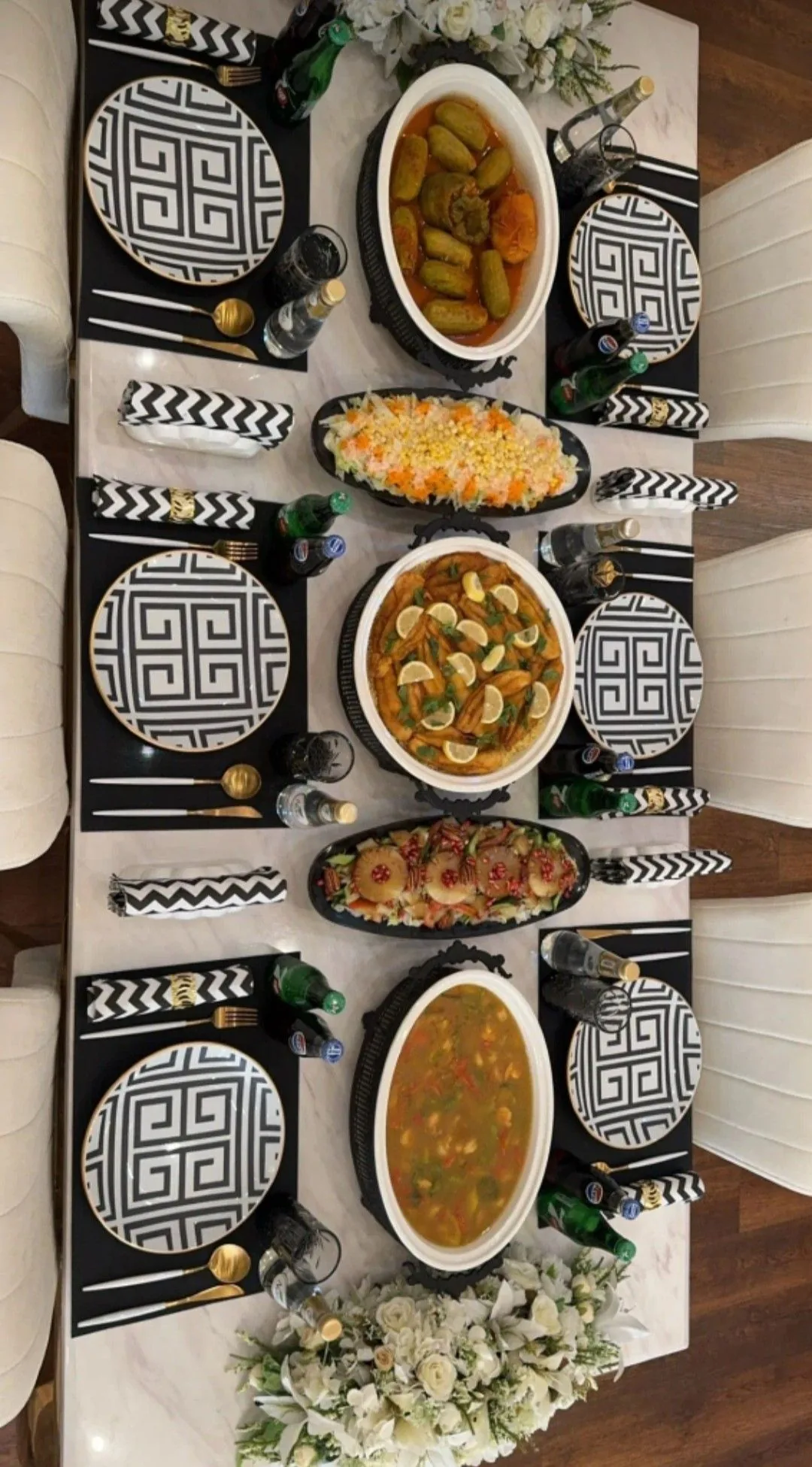 تزیین میز غذا ایرانی