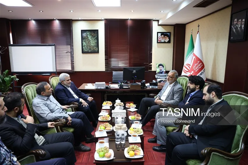 حضور شهردار تهران در خبرگزاری تسنیم