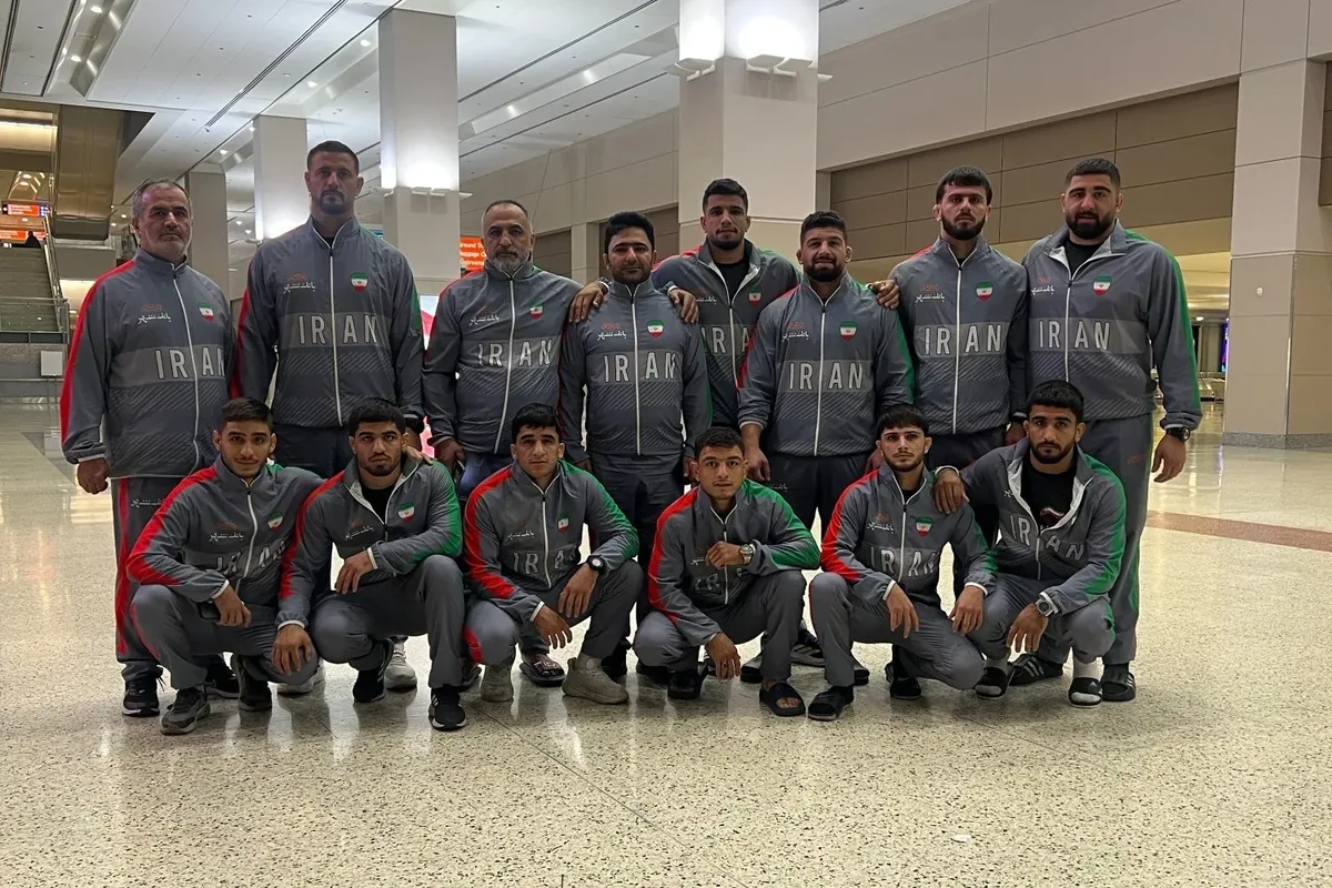 کاروان تیم ملی کشتی فرنگی به لاسوگاس رسید