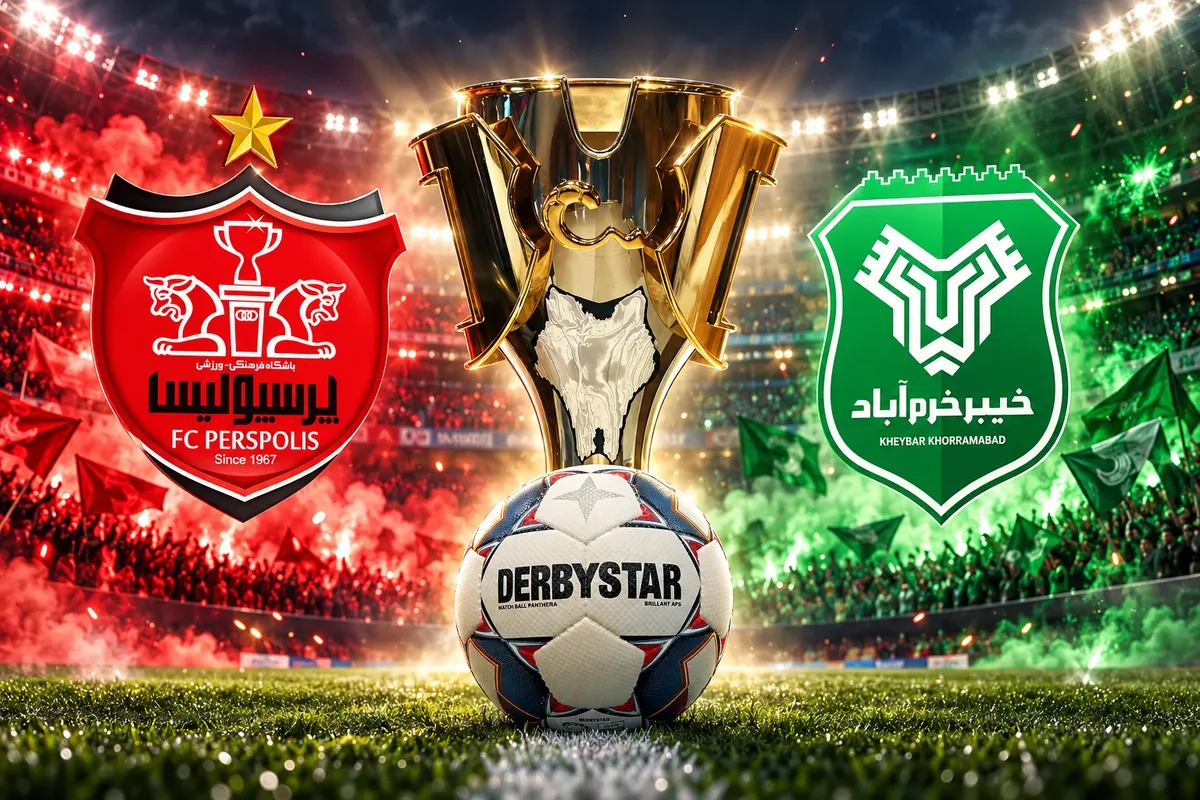خیبر - پرسپولیس؛ ملاقات با گربهسیاه/ هجوم سرخها به صدر در خرمآباد