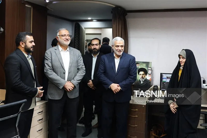 حضور شهردار تهران در خبرگزاری تسنیم