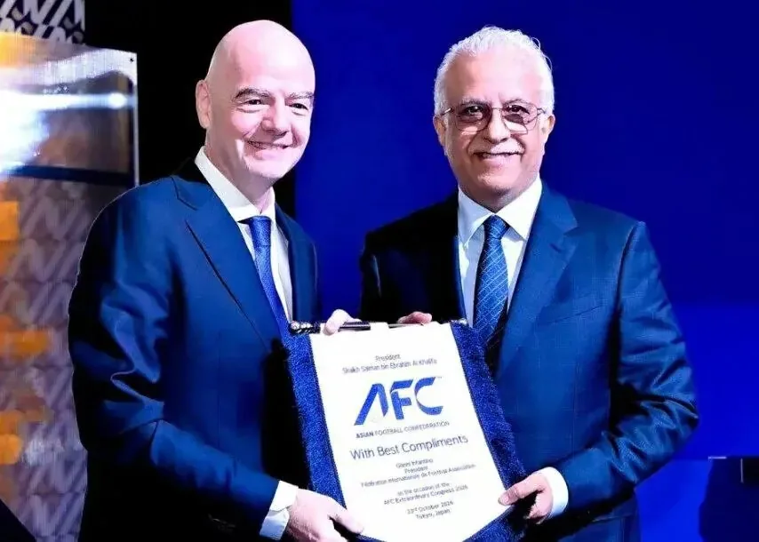 حمایت قاطع AFC از اینفانتینو برای ریاست فیفا