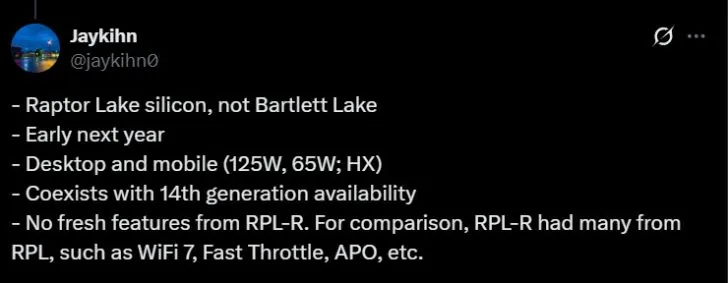 پردازنده Raptor Lake Next اینتل
