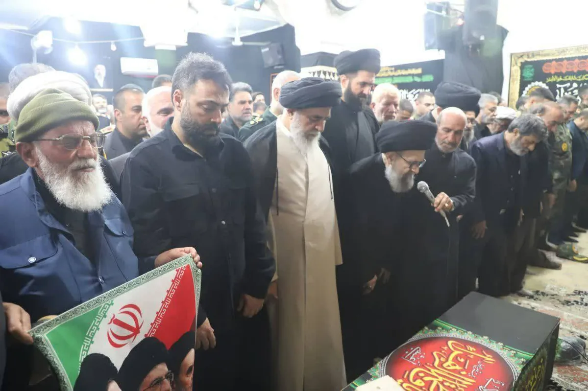 تشییع باشکوه پدر سپهبد شهید سید عبدالرحیم موسوی در قم
