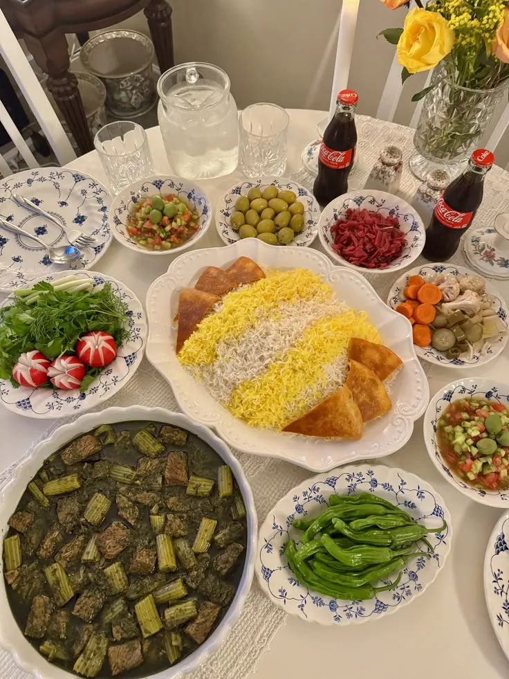 دیزاین میز غذا ایرانی