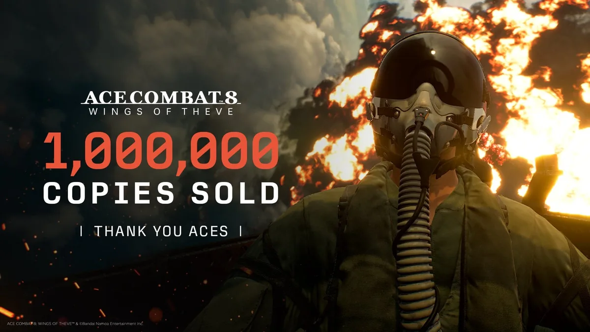 فروش بازی Ace Combat 8: Wings of Theve در عرض یک هفته از یک میلیون نسخه عبور کرد | گیمفا