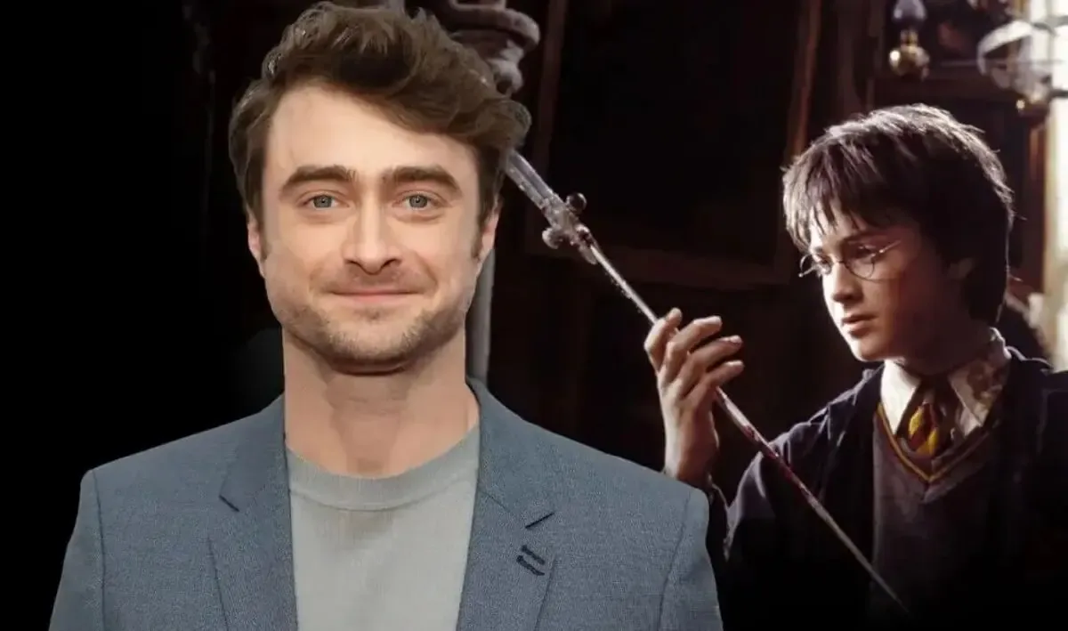 دنیل ردکلیف در کنار پسر سهسالهاش به تماشای فیلم Harry Potter نشست