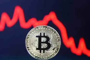 قیمت بیتکوین در ۲۰ دقیقه ۲۰۰۰ دلار ریزش کرد