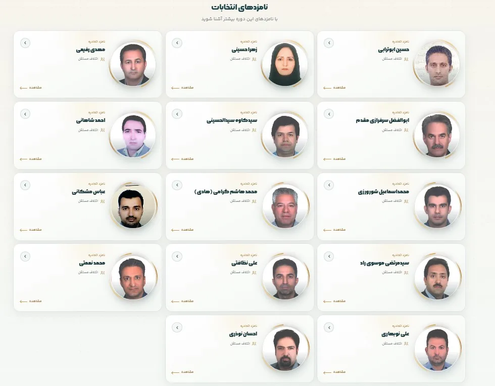 انتخابات اتحادیه طلا و جواهر نیشابور