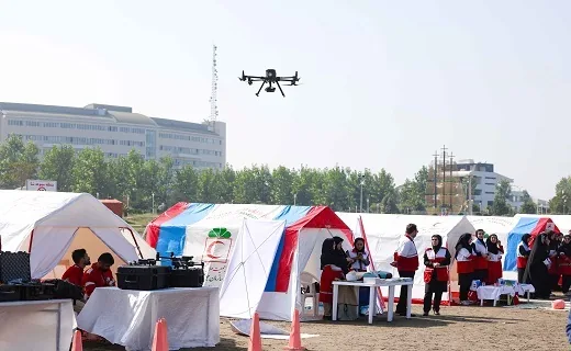 رزمایش آبی – خاکی نیرو‌های امدادی در منطقه آزاد انزلی + تصاویر