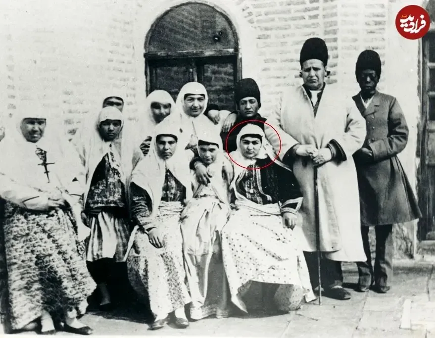 چهره زیباترین زن حرمسرای ناصرالدین شاه قاجار را ببینید