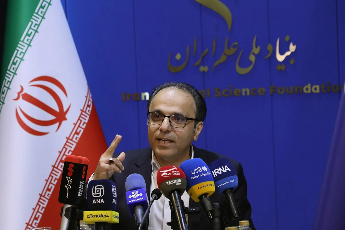 ۳۵ درصد طرحهای پژوهشی ارسالی به بنیاد ملی علم ایران تأیید میشوند