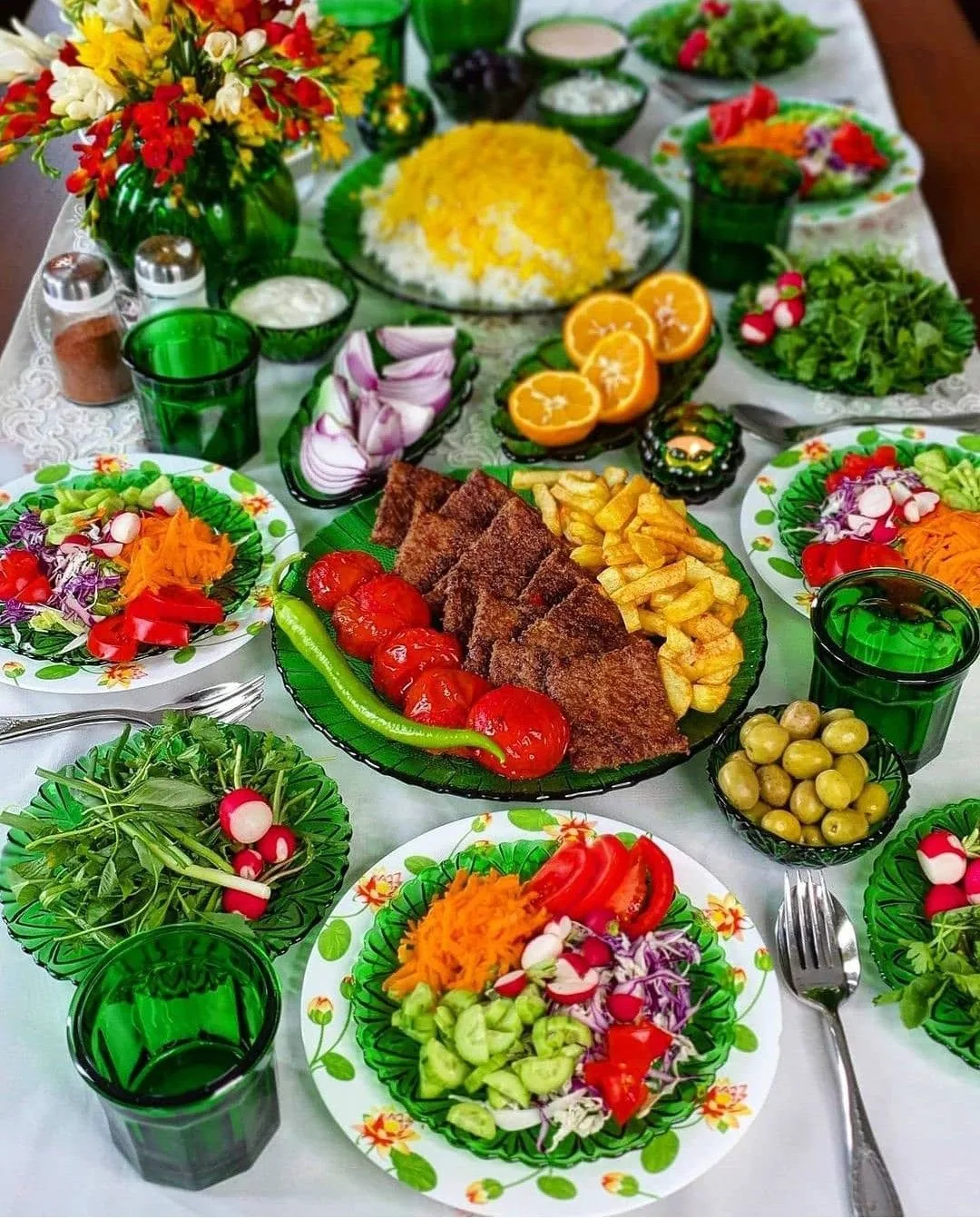 دیزاین میز غذا ایرانی