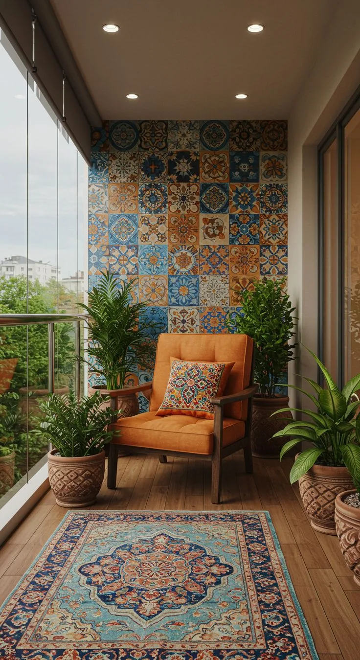 دیزاین بالکن سنتی