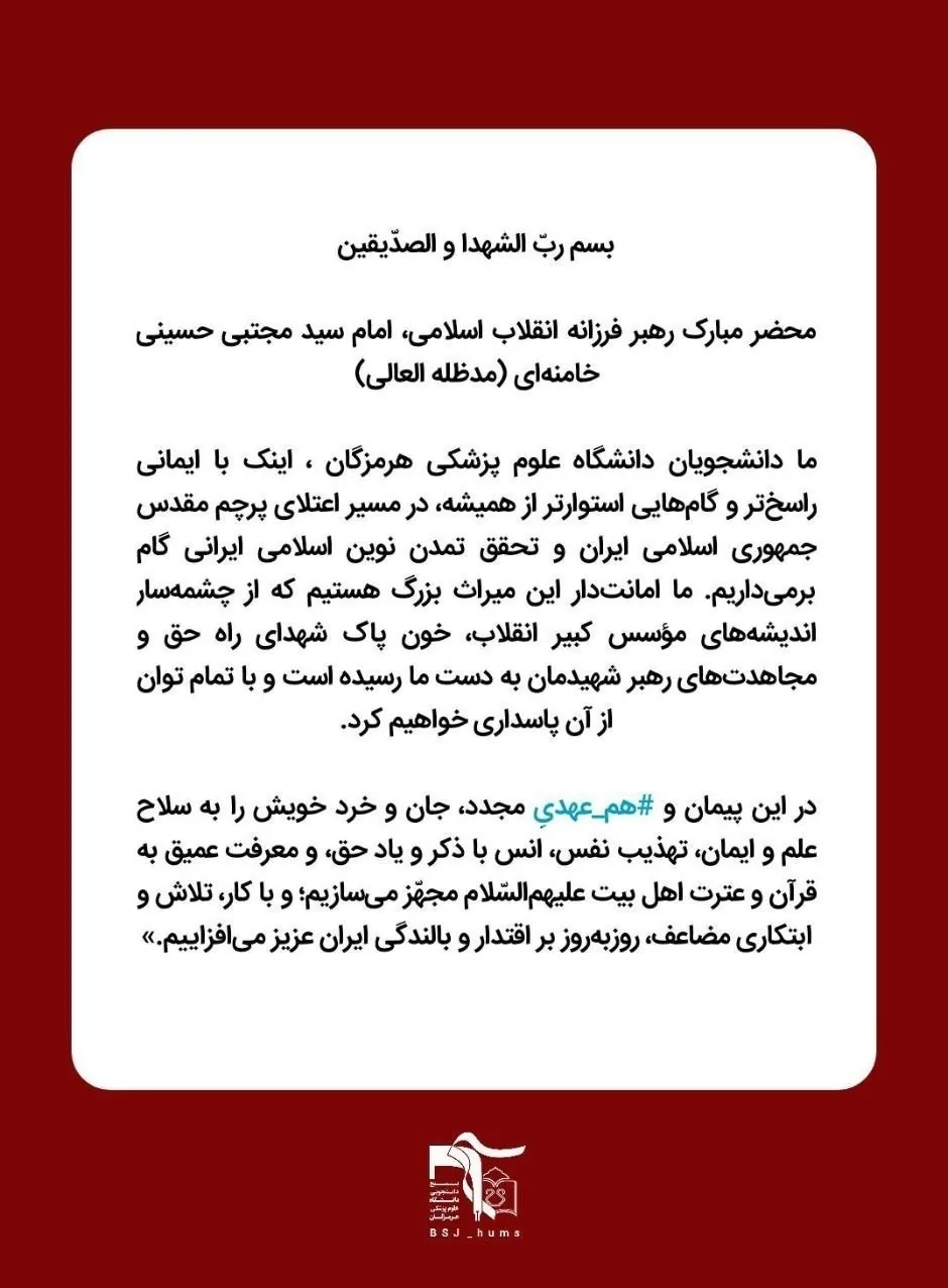آیت الله سید مجتبی خامنهای , تشکلهای دانشجویی ,