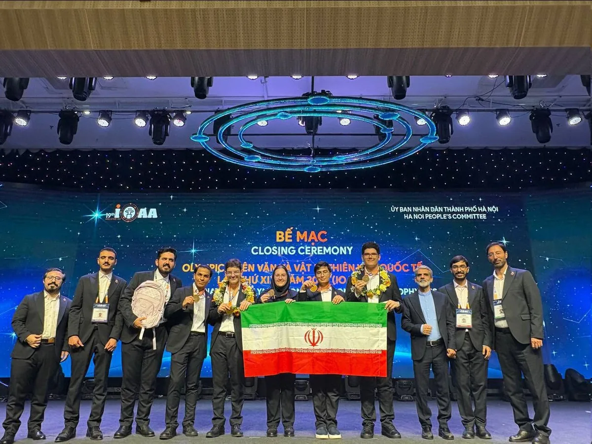 طلای جهانی نجوم، نماد توان علمی دانشآموزان ایرانی