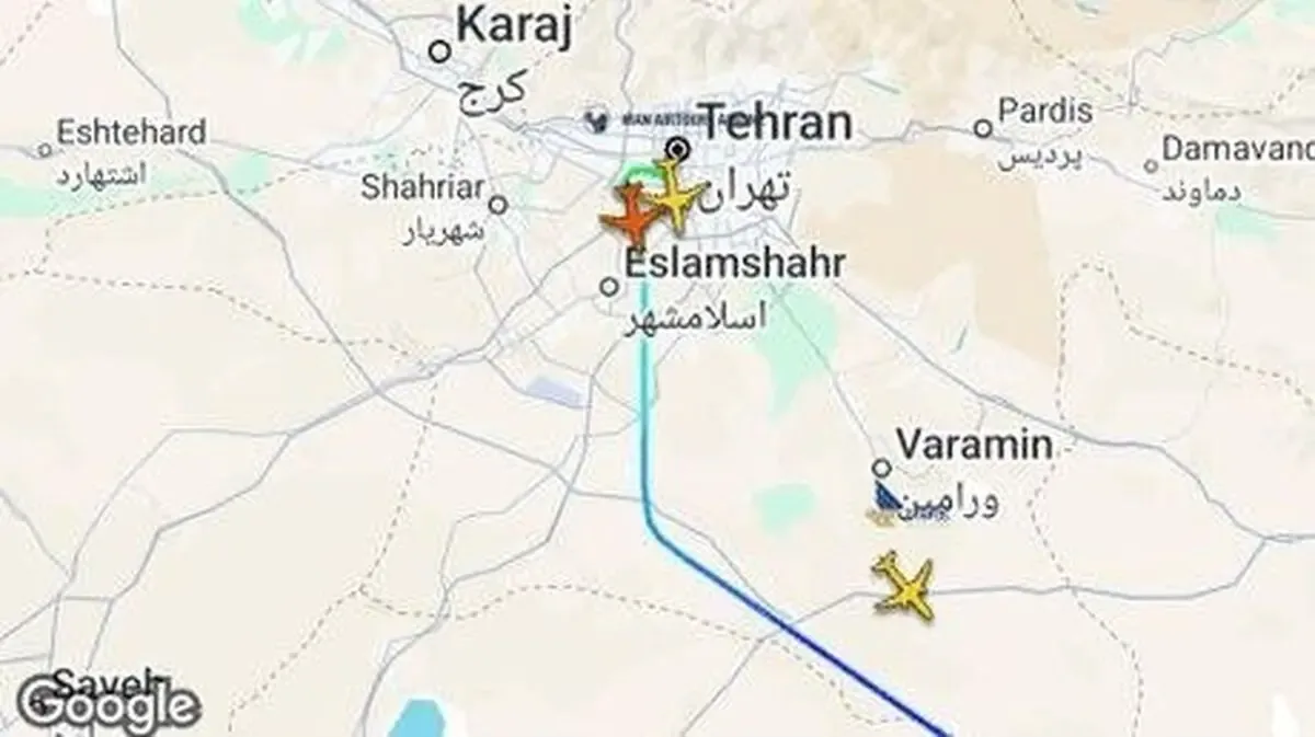 ورود و خروج مشکوک هواپیمای قطری/ هواپیمای قطری نیمساعته تهران را ترک کرد!