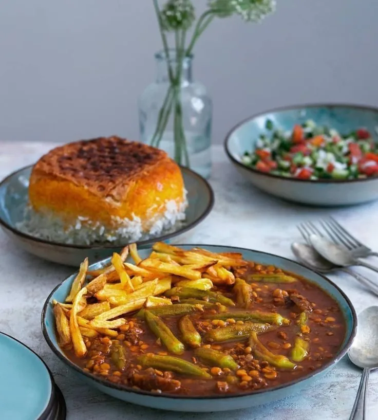 دیزاین میز غذا ایرانی