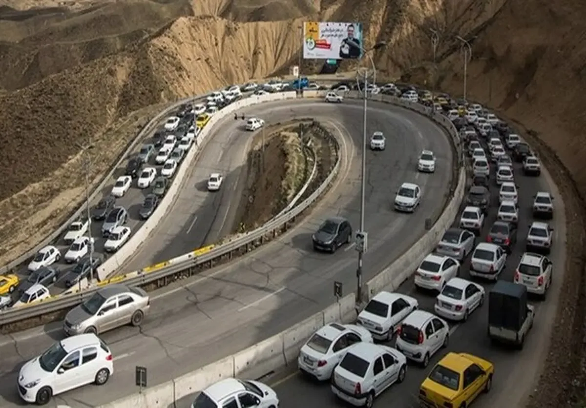 محدودیت تردد در جاده چالوس و آزادراه تهران– شمال از ساعت ۱۴ اول آبان