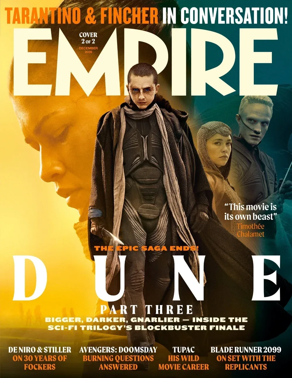 تصاویر رسمی جدیدی از Dune: Part Three با حضور تیموتی شالامی و زندایا منتشر شد | گیمفا