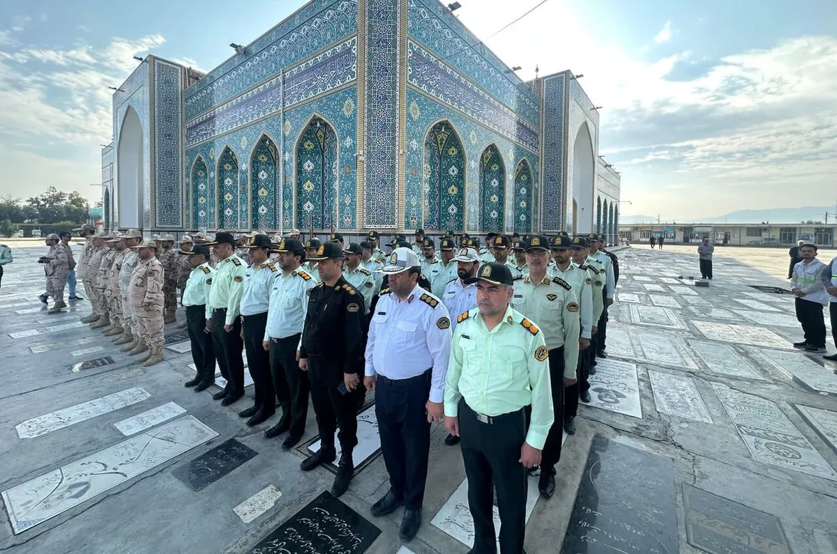 پرسنل انتظامی گنبدکاووس با شهیدان تجدید میثاق کردند
