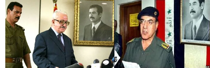 صحاف و طارق عزیز