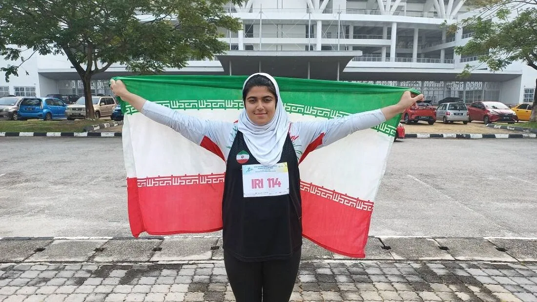 مسابقات دوومیدانی ناشنوایان آسیا؛ ضرب پنجمین طلا توسط بانوی ایرانی