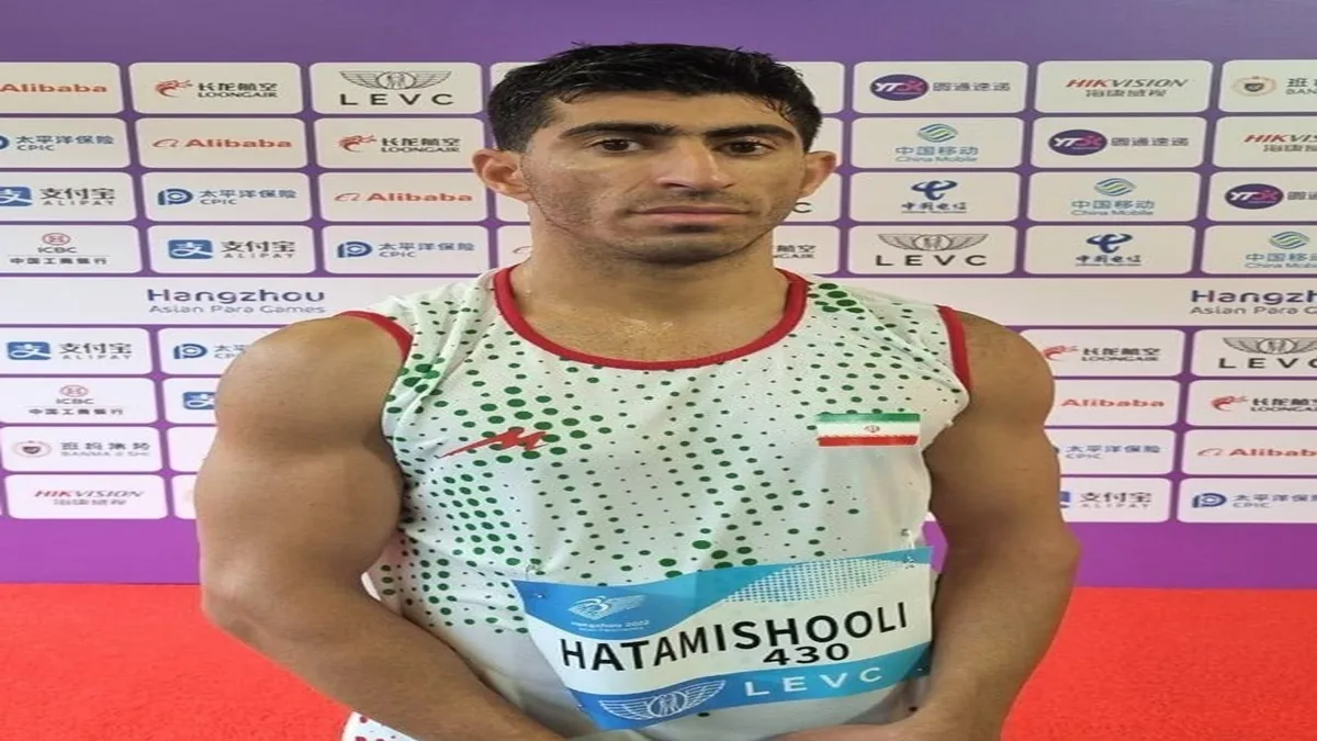 برنز نفسگیر رضا حاتمی در دوی ۱۰۰ متر