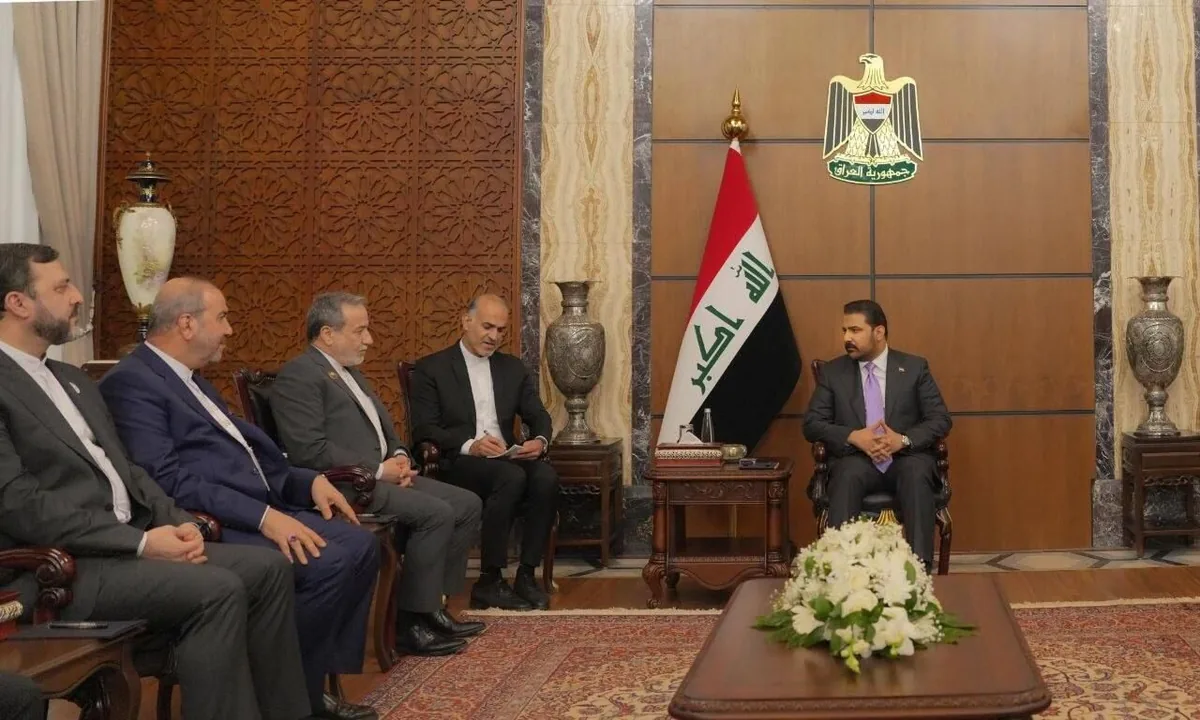دیدارو گفت وگوی عراقچی با نخست وزیر عراق