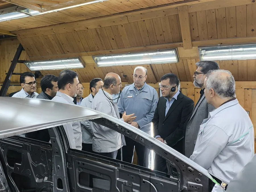بازدید معاون علمی رئیسجمهوری از گروه خودروسازی سایپا