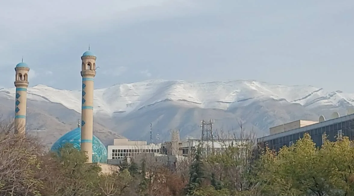 بارش اولین برف پاییز در تهران + عکس
