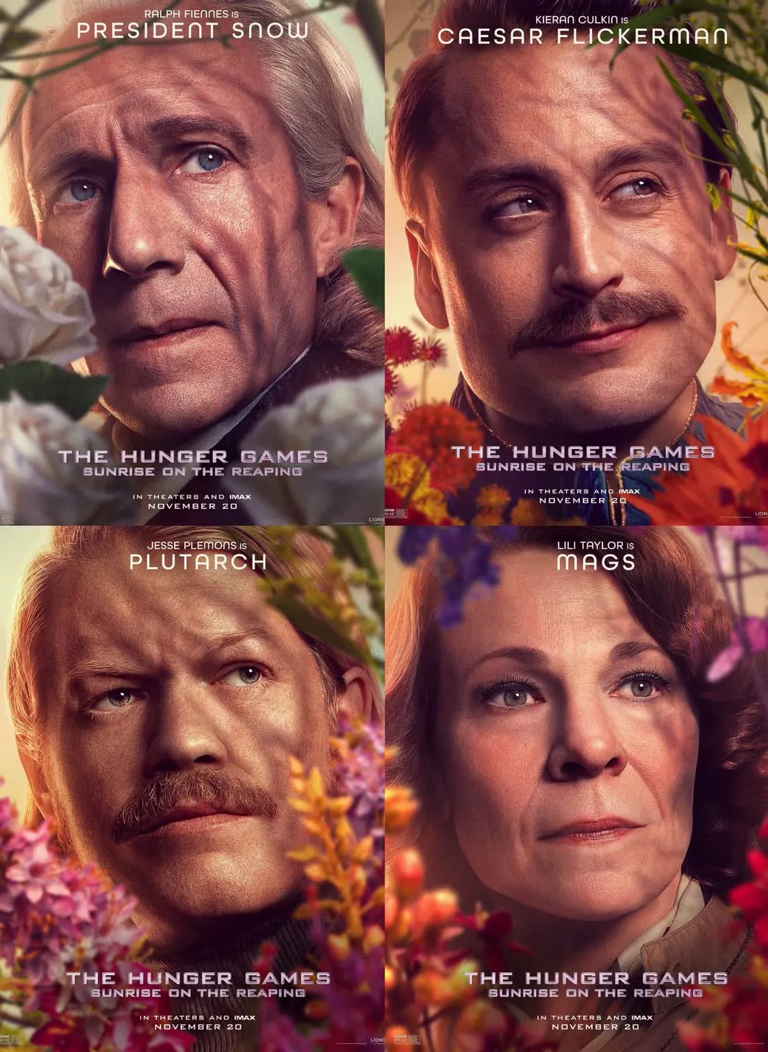 پوسترهای شخصیت‌های فیلم The Hunger Games: Sunrise on the Reaping منتشر شد | گیمفا