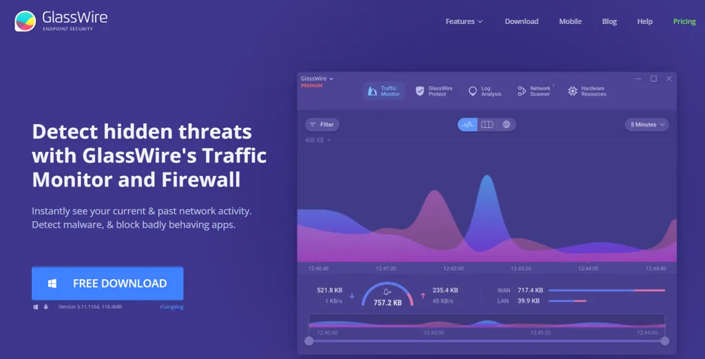برنامه تشخیص مصرف اینترنت
