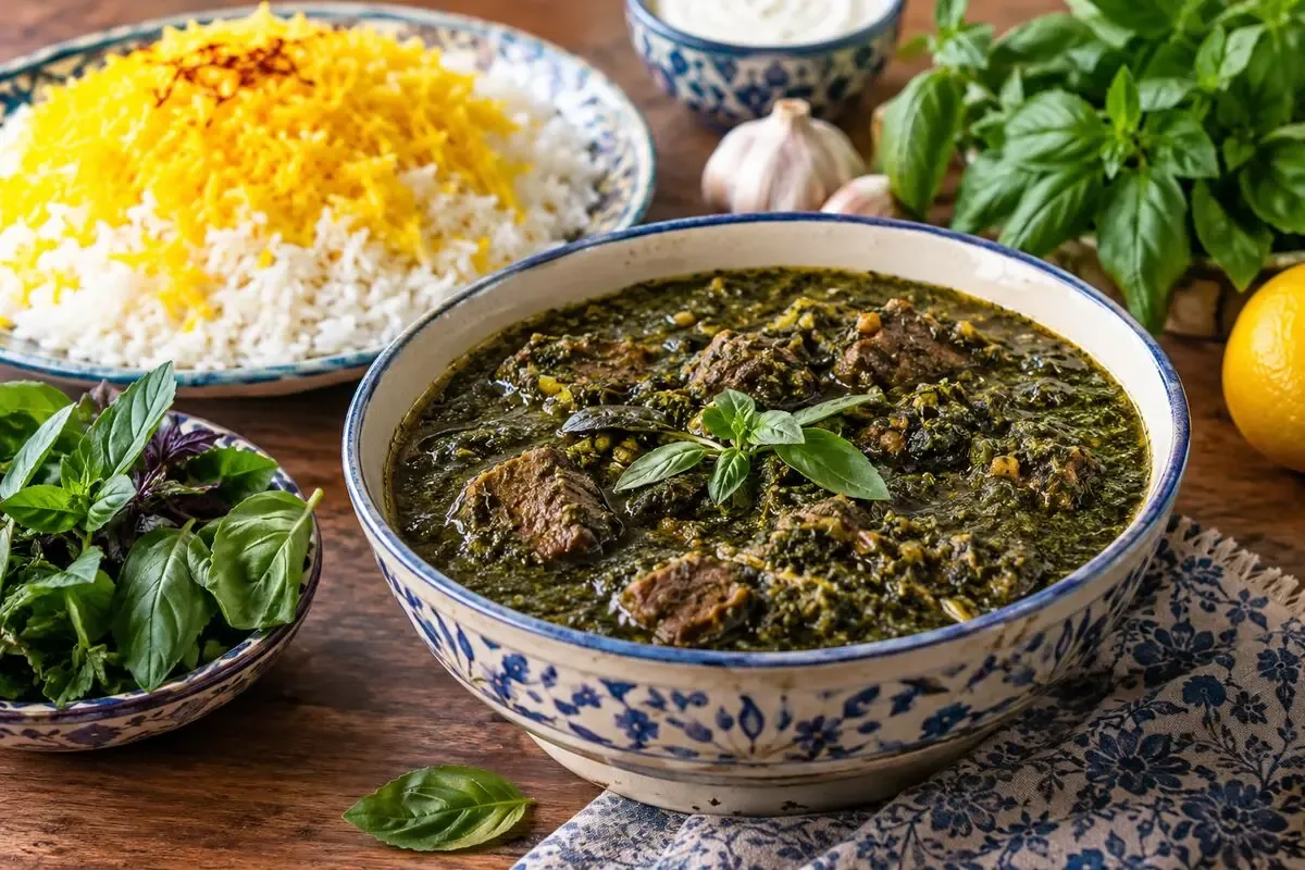 ناهار امروز: طرز تهیه خورشت ریحان؛ یک غذای متفاوت و خوشعطر برای سفرههای ایرانی!