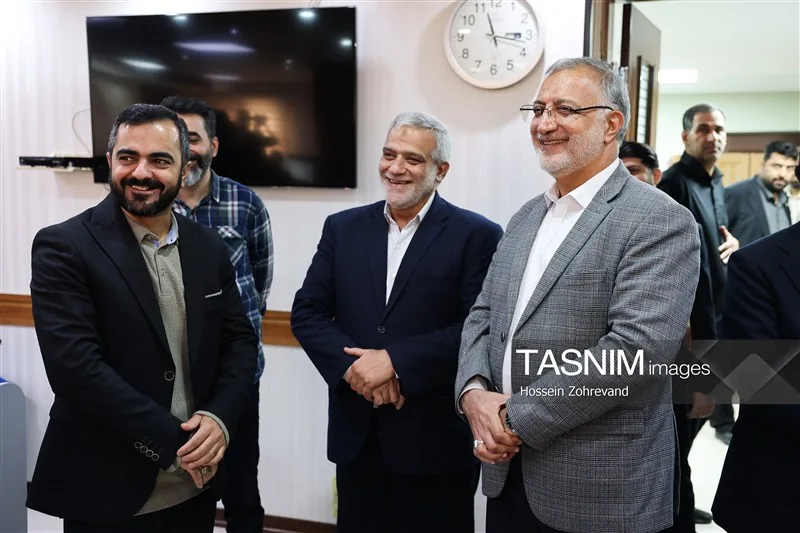 حضور شهردار تهران در خبرگزاری تسنیم