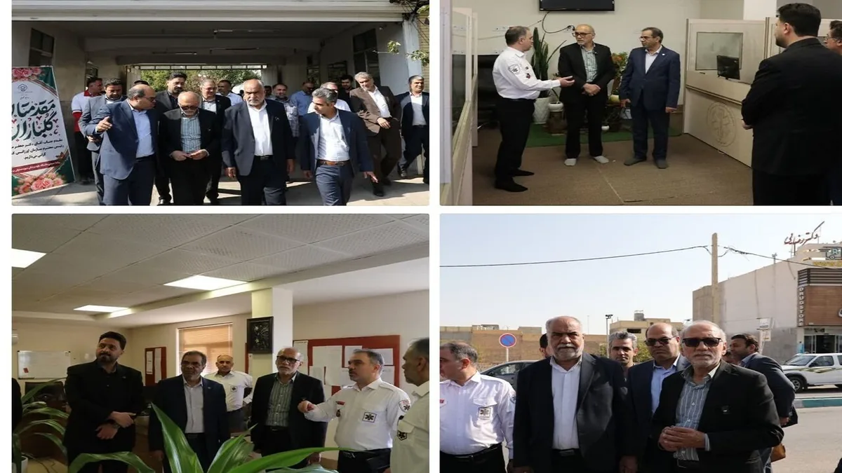 رئیس سازمان اورژانس کشور از چند پایگاه فوریتهای پزشکی یزد بازدید کرد