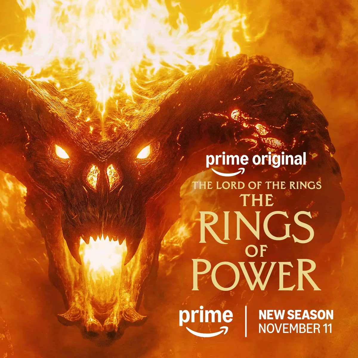 پوستر تازه فصل سوم The Rings of Power هیولای مرگبار موریا را به نمایش می‌گذارد | گیمفا