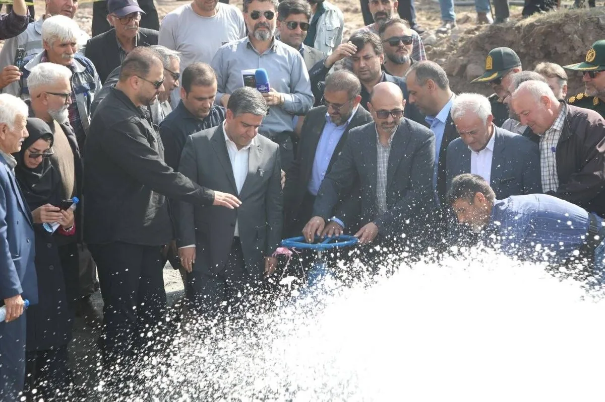 خط انتقال آب سد گیوی شهرستان کوثر به بهرهبرداری رسید