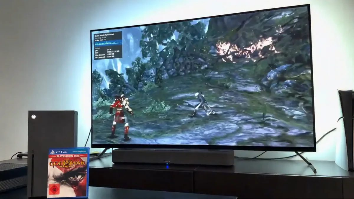بازی God of War III Remastered روی ایکس باکس سری ایکس اجرا شد