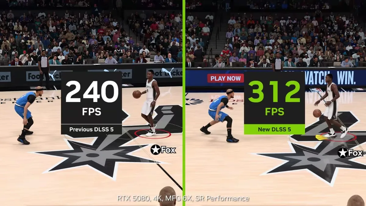 فناوری DLSS 5 اکنون ۱۰ برابر سریعتر از زمان معرفی است و بازیکنان NBA 2K27 همین حالا میتوانند از آن استفاده کنند