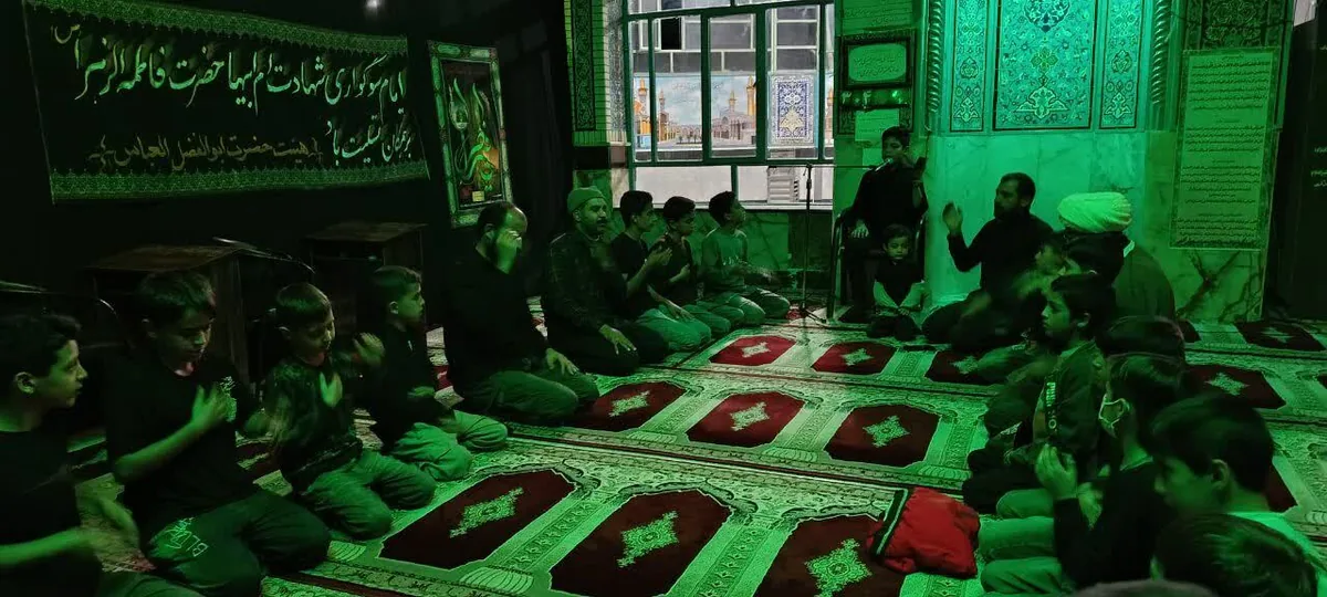سوگواری ایام فاطمیه در شهر عسگران