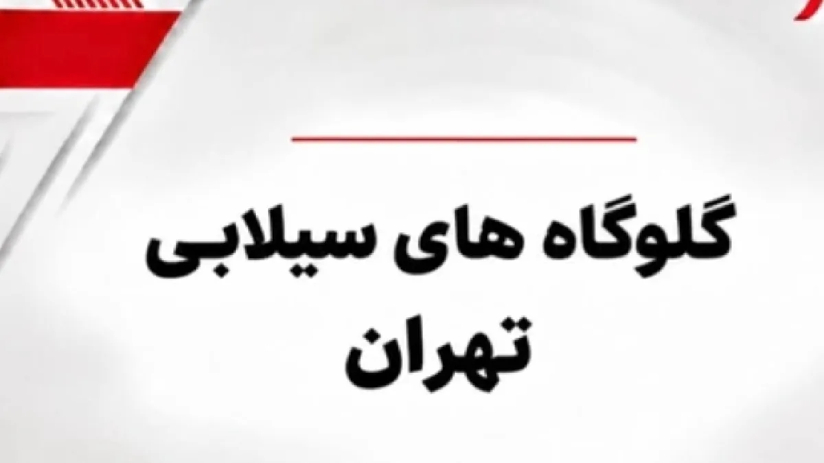 بررسی گلوگاههای سیلابی تهران + فیلم