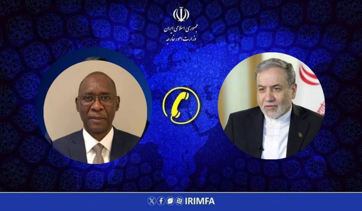 گفت وگوی تلفنی وزیران امور خارجه ایران و سنگال