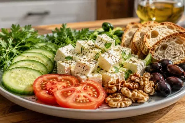 تزیین پنیر صبحانه