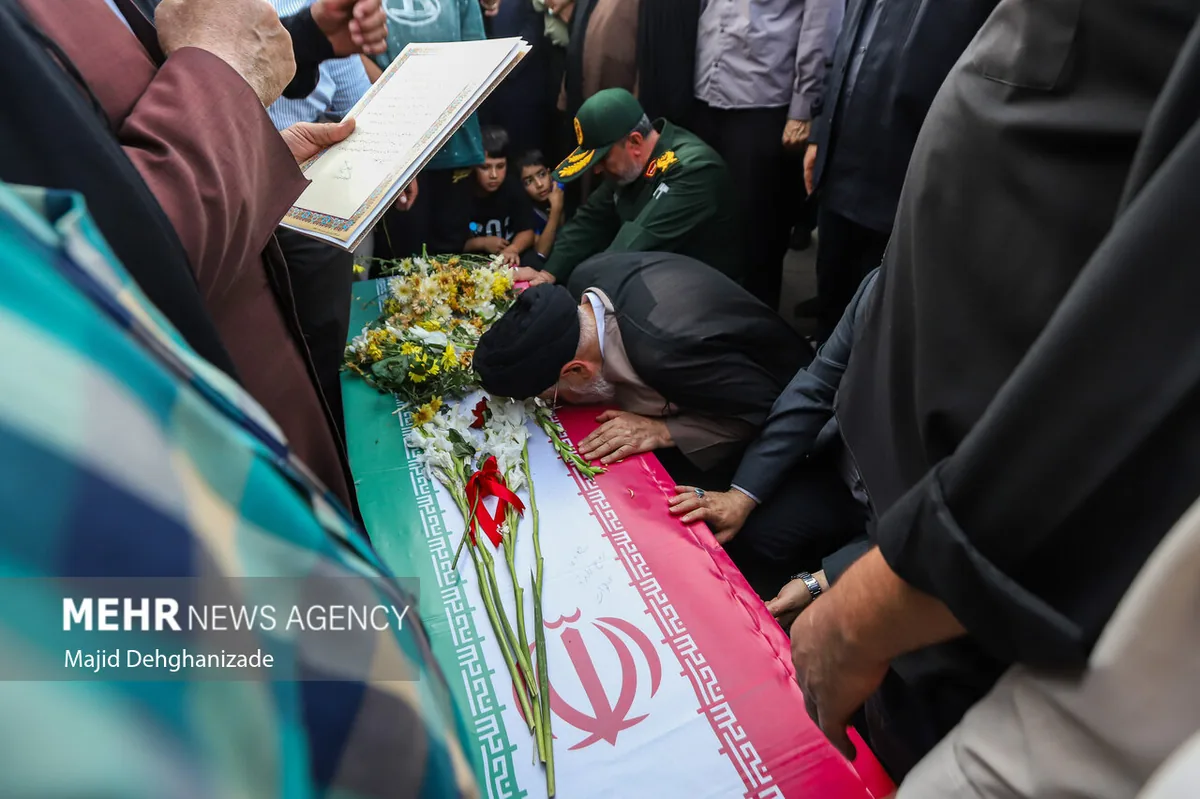 پیکر شهید عباس آقایی در قم تشییع می شود