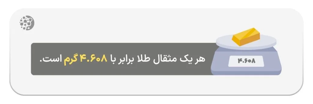 هر مثقال طلا چند گرم است